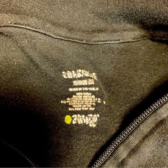 Zumba INSTRUCTOR Jacket Women’s Small Black Silver Zip up Athletic Workout Dance - Picture 6 of 8